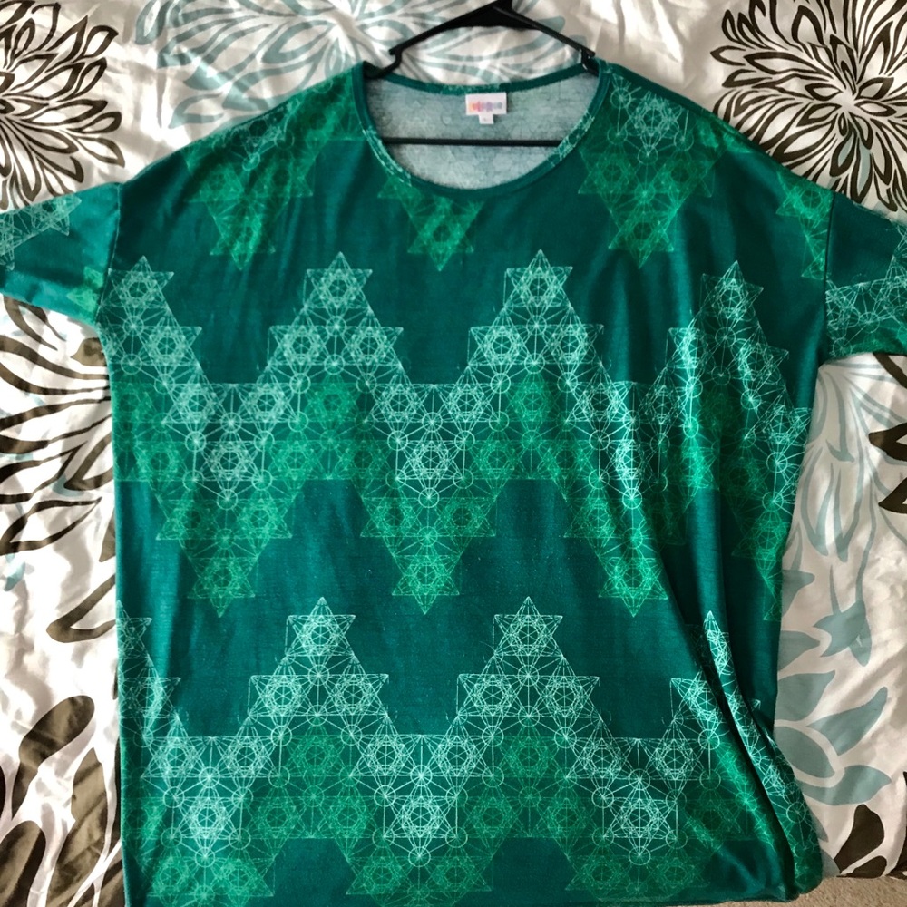 Green Lularoe Irma